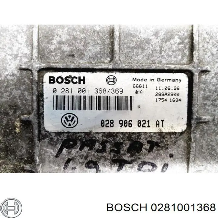  VAG 0281001368 ціна, від 34.88 USD