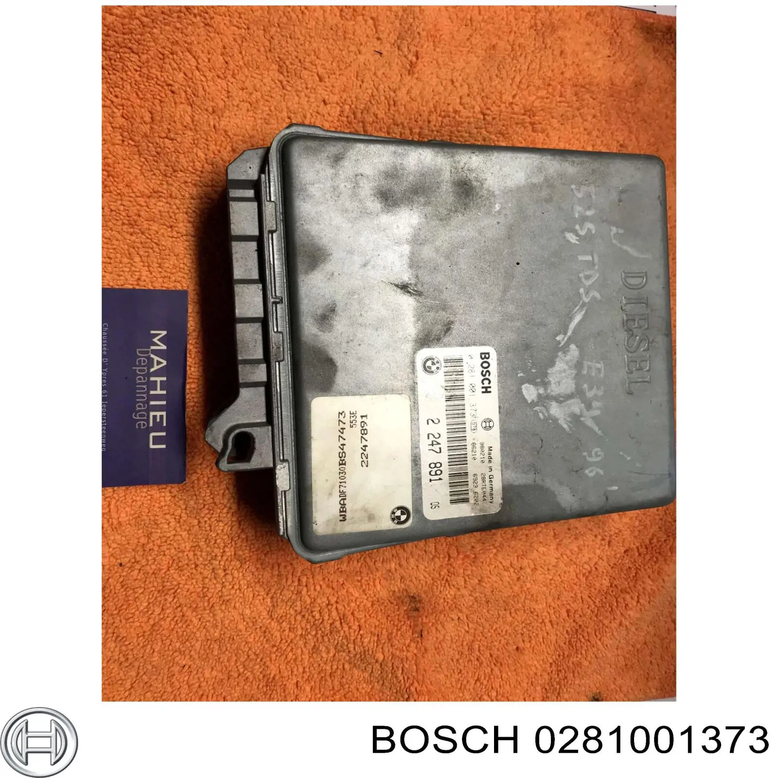 Модуль (блок) керування (ЕБУ) двигуном 0281001373 Bosch