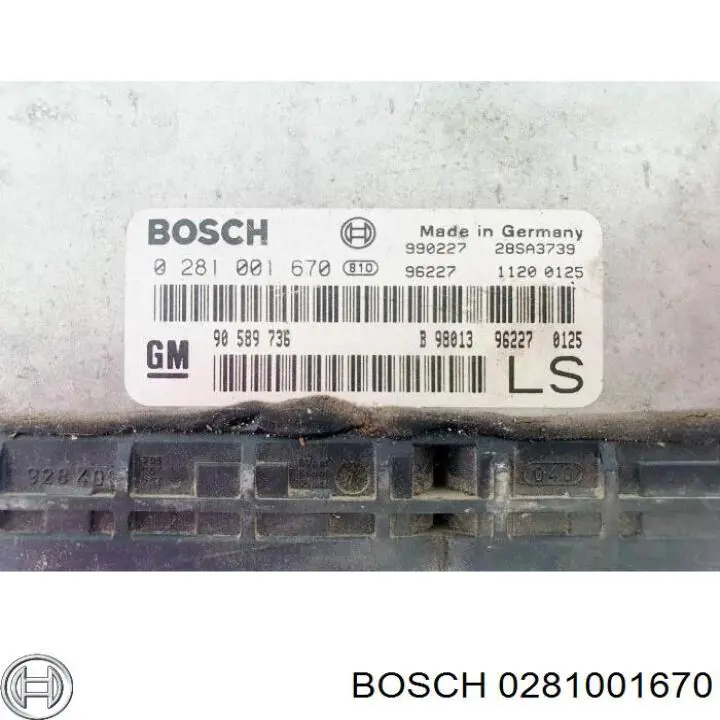 0281001670 Bosch Стартер двигуна