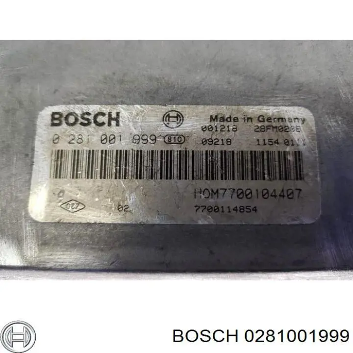 Купити 0281001999 Bosch Модуль управління двигуном