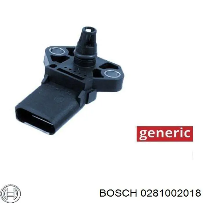 Купити 0281002018 Bosch Датчик абсолютного тиску