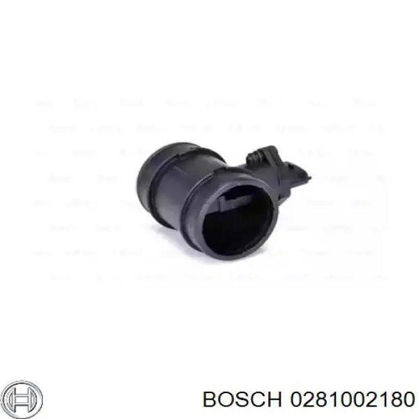 0281002180 Bosch датчик потоку (витрати повітря, витратомір MAF - (Mass Airflow))