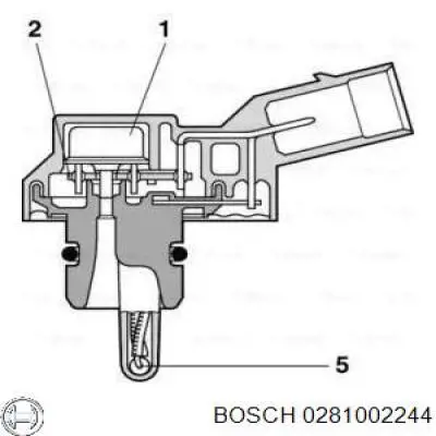 41531828 Mercedes Датчик тиску наддуву турбіни