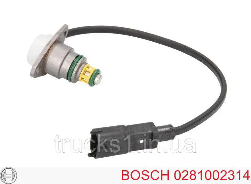 Клапан регулювання тиску палива Bosch 0281002314 ціна, від 195.27 USD