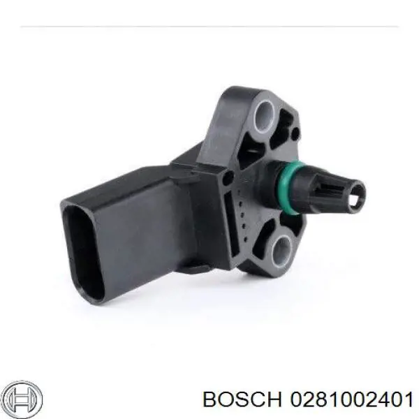 0281002401 Bosch Датчик тиску наддуву турбіни