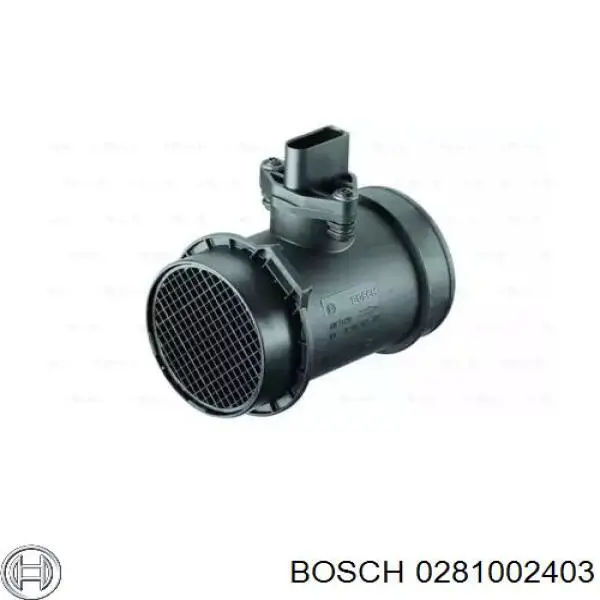 Датчик масової витрати повітря Bosch 0281002403 ціна, від 45.41 USD