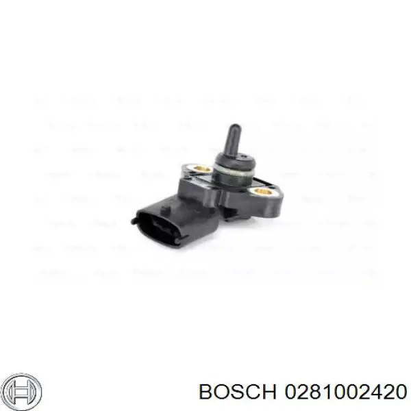 Датчик тиску вихлопних газів Bosch 0281002420 ціна, від 47.73 USD