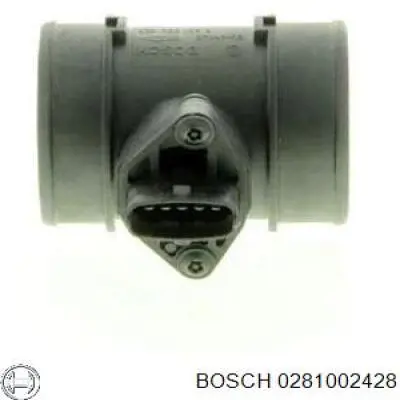 0281002428 Bosch датчик потоку (витрати повітря, витратомір MAF - (Mass Airflow))