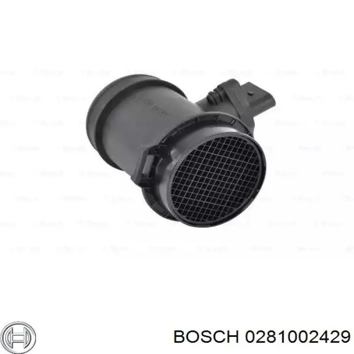 0281002429 Bosch датчик потоку (витрати повітря, витратомір MAF - (Mass Airflow))