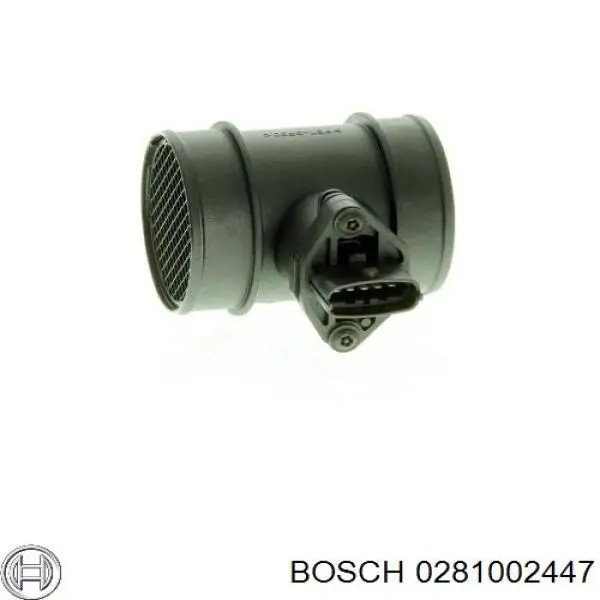 0281002447 Bosch датчик потоку (витрати повітря, витратомір MAF - (Mass Airflow))