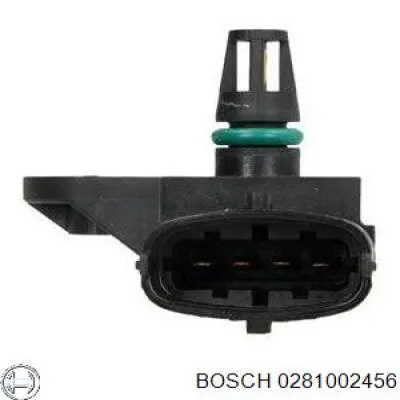 0281002456 Bosch датчик тиску у впускному колекторі, map