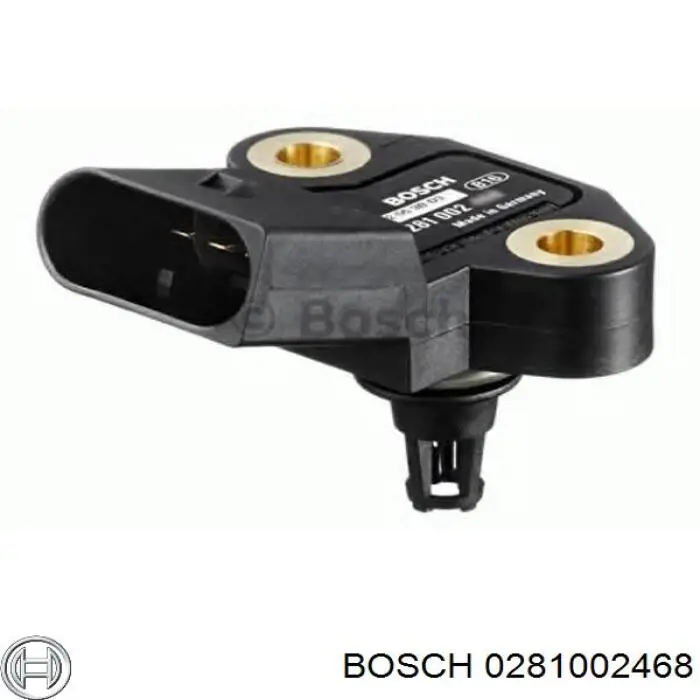 Датчик тиску наддуву (датчик нагнітання повітря в турбіну) Bosch 0281002468 ціна, від 21.60 USD