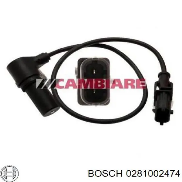 Датчик обертів колінвалу Bosch 0281002474 ціна, від 19.57 USD