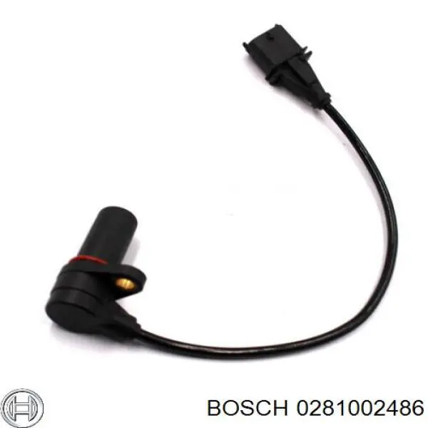 Купити 0281002486 Bosch Датчик положення (оборотів) коленвалу