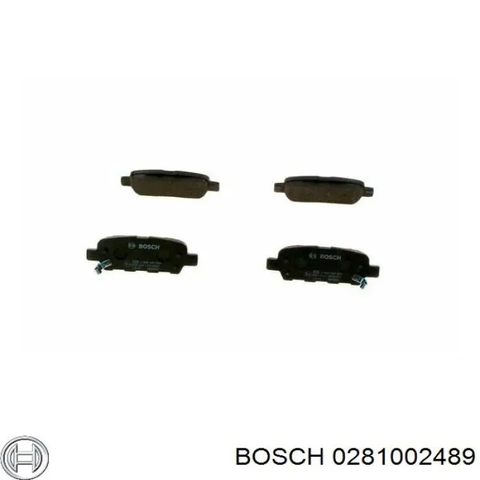 0281002489 Bosch датчик потоку (витрати повітря, витратомір MAF - (Mass Airflow))
