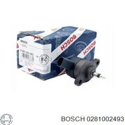 0281002493 Bosch клапан регулювання тиску, редукційний клапан пнвт