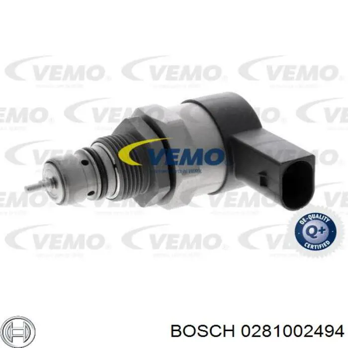 0281002494 Bosch регулятор тиску палива