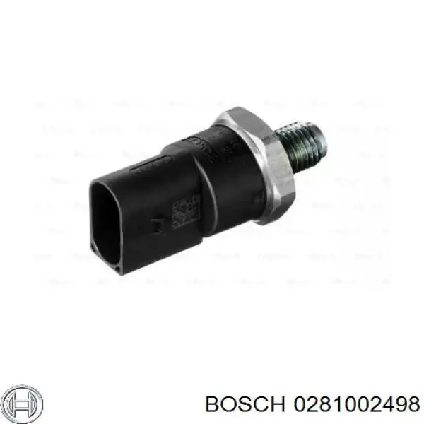Датчик тиску палива Bosch 0281002498