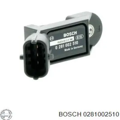 0281002510 Bosch датчик тиску у впускному колекторі, map