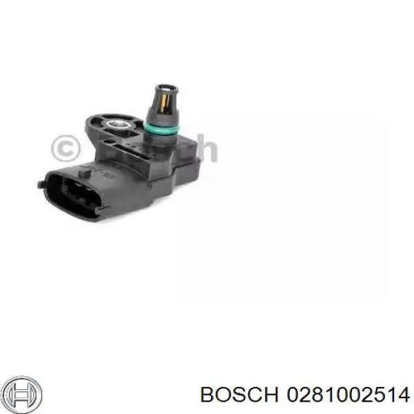 0281002514 Bosch датчик тиску у впускному колекторі, map