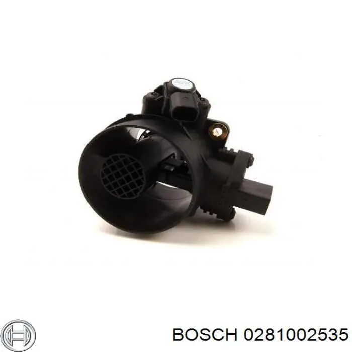 0281002535 Bosch датчик потоку (витрати повітря, витратомір MAF - (Mass Airflow))