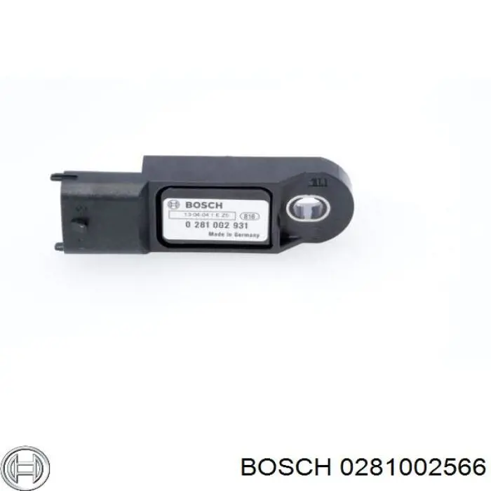 0281002566 Bosch датчик тиску наддуву (датчик нагнітання повітря в турбіну)