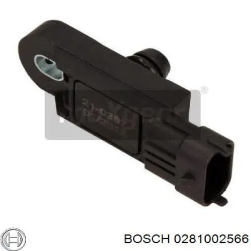 Датчик тиску наддуву (датчик нагнітання повітря в турбіну) Bosch 0281002566 ціна, від 8.45 USD