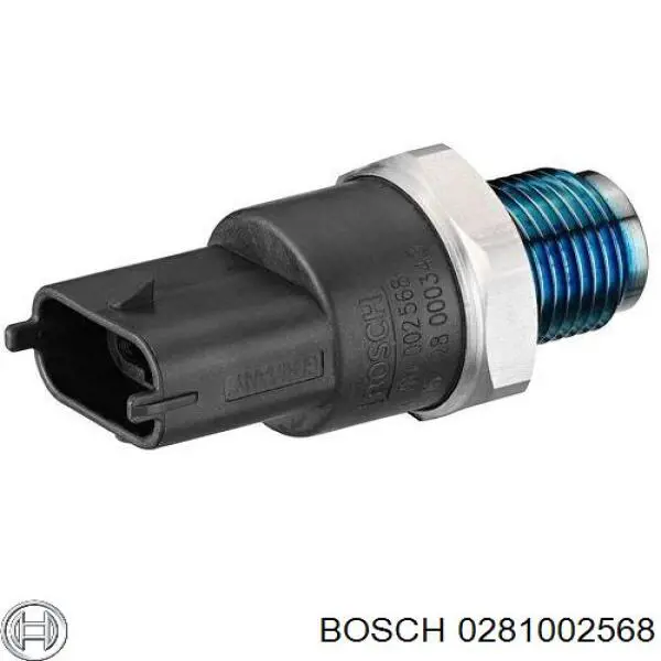 Датчик тиску палива 0281002568 Bosch