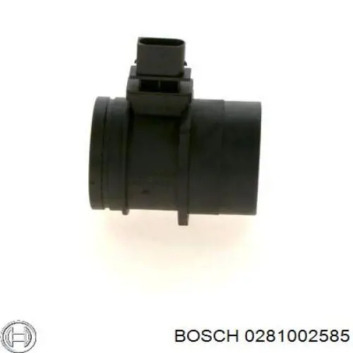 0281002585 Bosch датчик потоку (витрати повітря, витратомір MAF - (Mass Airflow))
