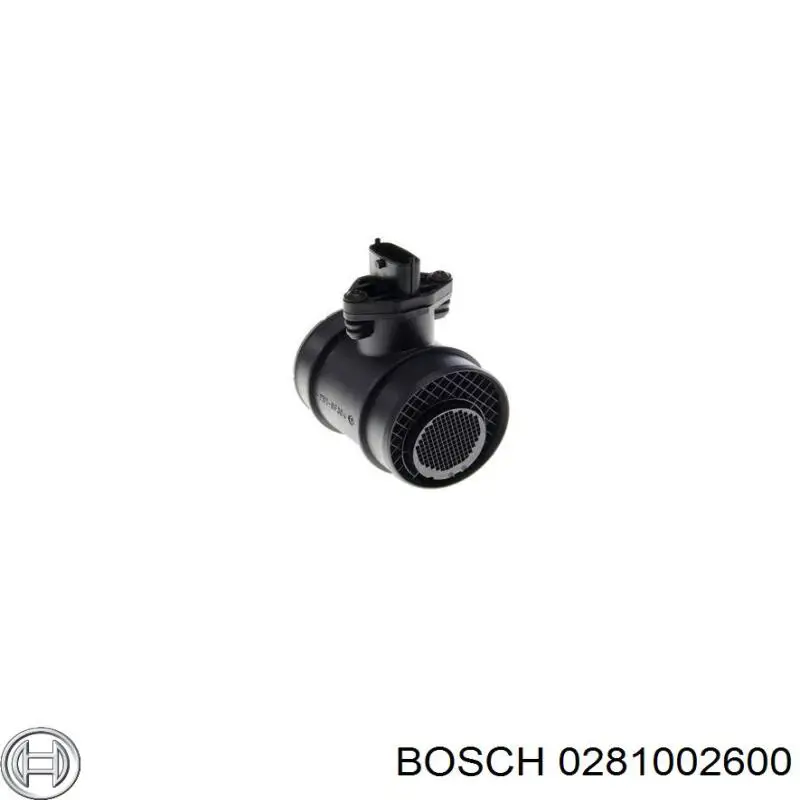 Датчик потоку (витрати) повітря, витратомір MAF - (Mass Airflow) 0281002600 Bosch