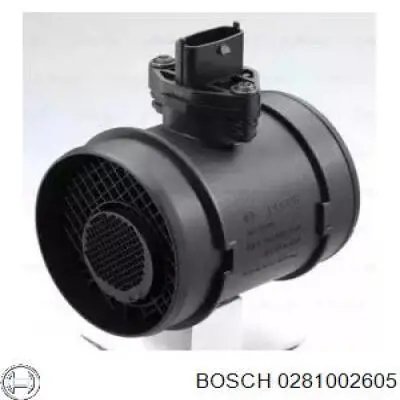 Датчик потоку (витрати) повітря, витратомір MAF - (Mass Airflow) 0281002605 Bosch