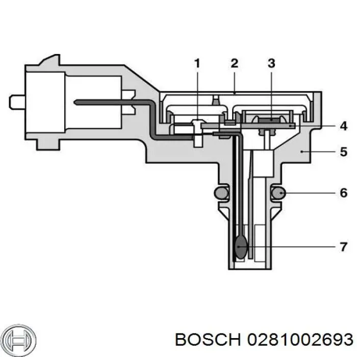 Датчик температури повітряної суміші 281002693 Bosch