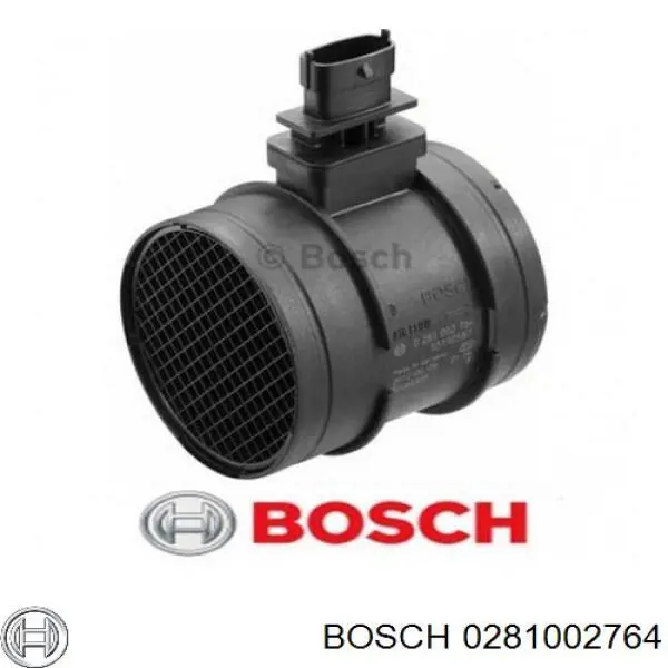 0281002764 Bosch датчик потоку (витрати повітря, витратомір MAF - (Mass Airflow))
