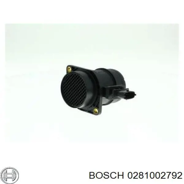 0281002792 Bosch датчик потоку (витрати повітря, витратомір MAF - (Mass Airflow))