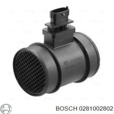 Датчик масової витрати повітря Bosch 0281002802 ціна, від 55.60 USD