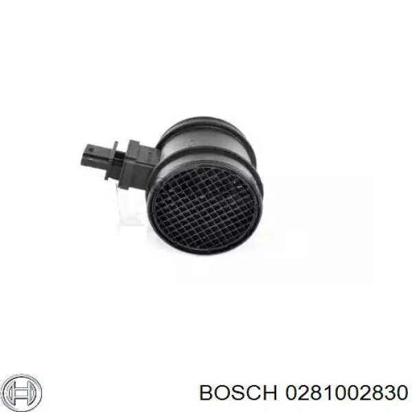 Датчик потоку (витрати) повітря, витратомір MAF - (Mass Airflow) 0281002830 Bosch