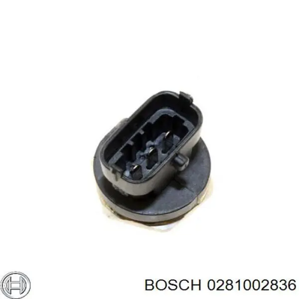 Датчик тиску палива Bosch 0281002836