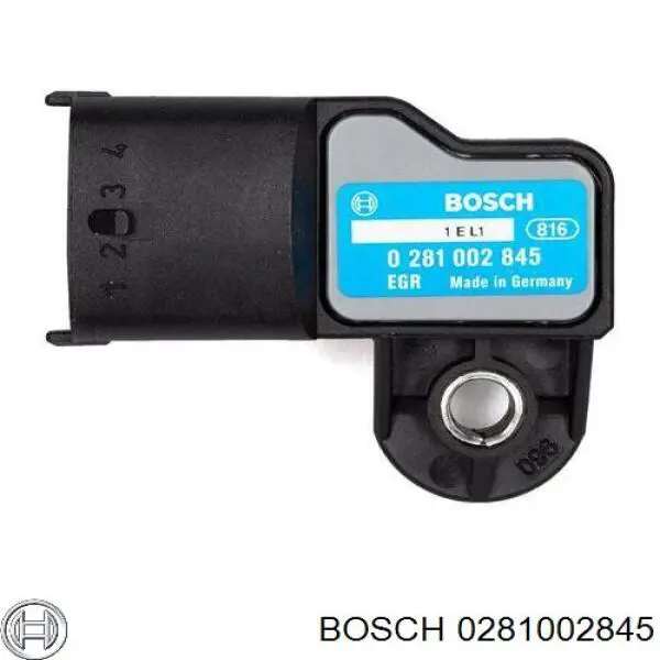 Купити 0281002845 Bosch Датчик абсолютного тиску