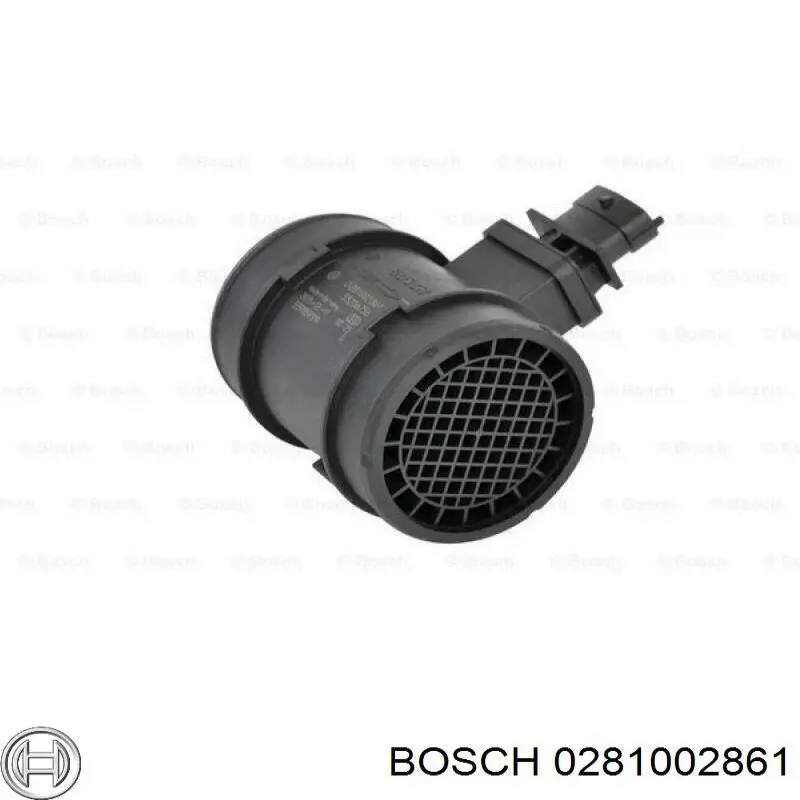 0281002861 Bosch датчик потоку (витрати повітря, витратомір MAF - (Mass Airflow))
