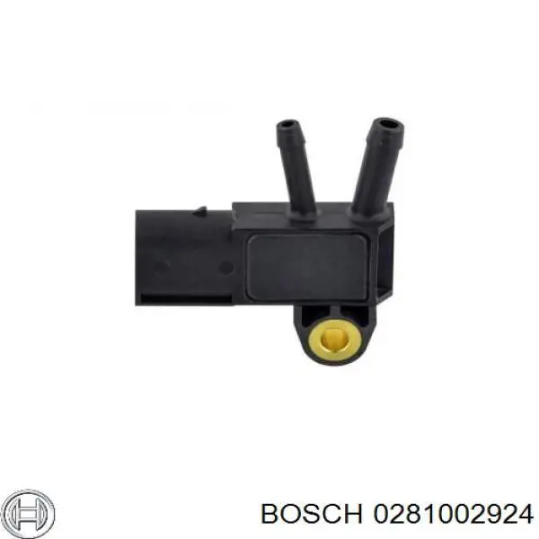 Датчик тиску вихлопних газів 0281002924 Bosch