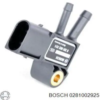 Датчик тиску вихлопних газів Bosch 0281002925 ціна, від 19.09 USD