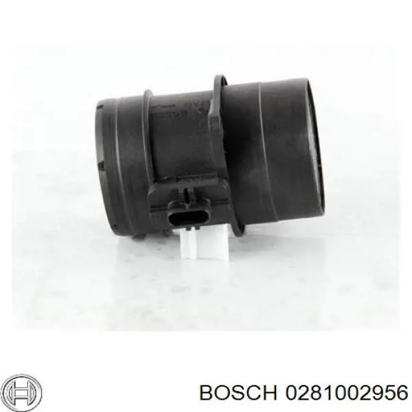0281002956 Bosch датчик потоку (витрати повітря, витратомір MAF - (Mass Airflow))