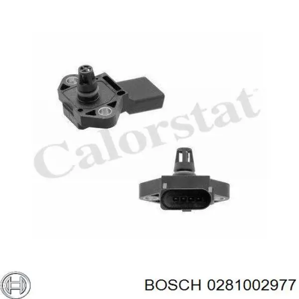 0281002977 Bosch датчик тиску наддуву (датчик нагнітання повітря в турбіну)