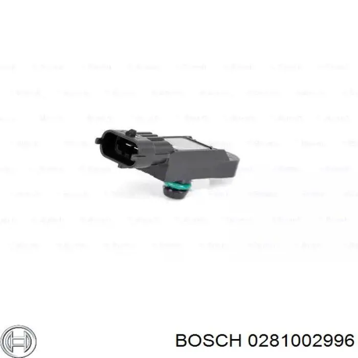 0281002996 Bosch датчик тиску наддуву (датчик нагнітання повітря в турбіну)