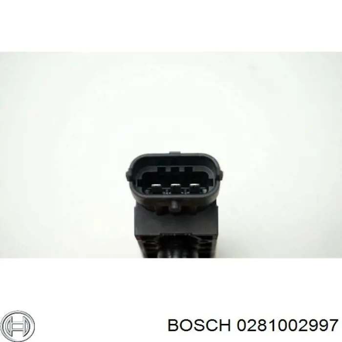 Купити 0281002997 Bosch Датчик тиску наддуву (датчик нагнітання повітря в турбіну)