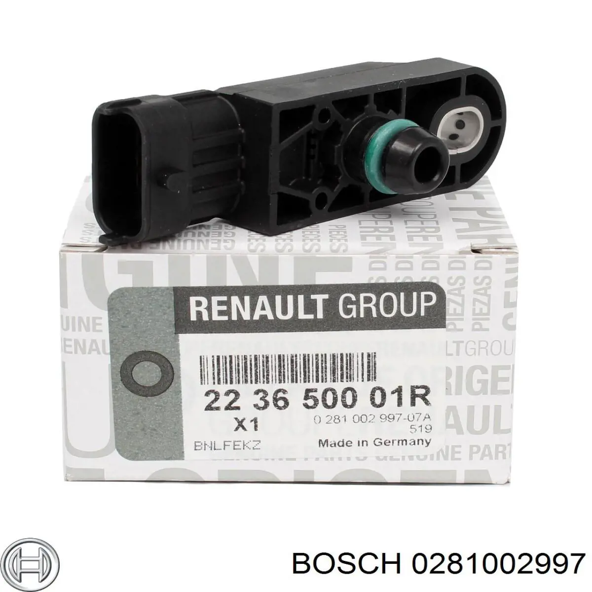 0281002997 Bosch Датчик тиску наддуву турбіни