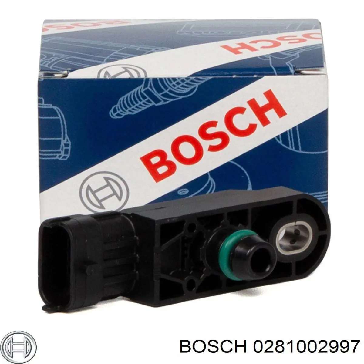 0281002997 Bosch датчик тиску наддуву (датчик нагнітання повітря в турбіну)