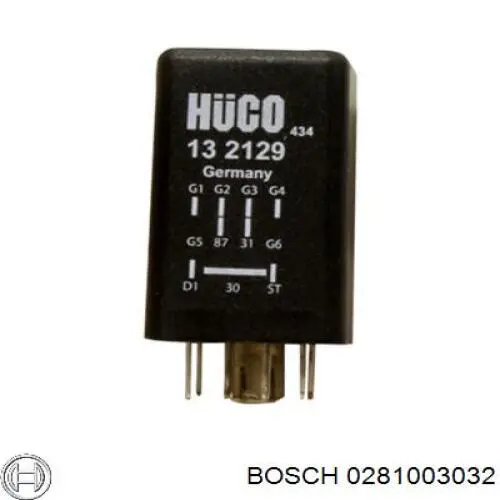 Реле свічок накалу 0281003032 Bosch