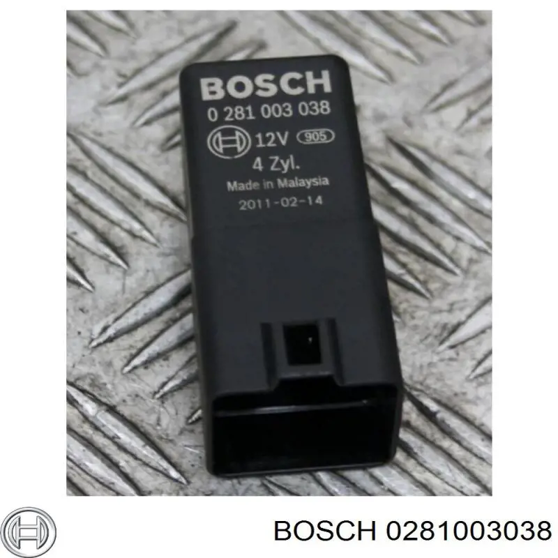 0281003038 Bosch Реле свічок накалу