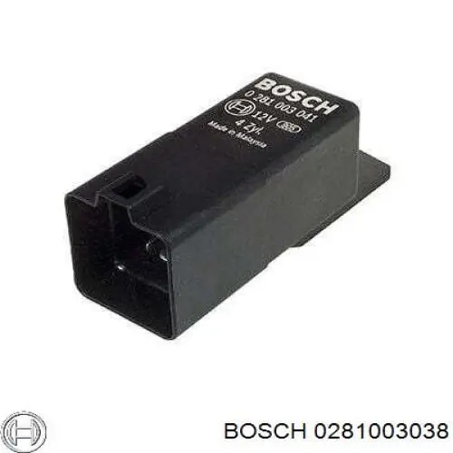 Реле свічок накалу 0281003038 Bosch